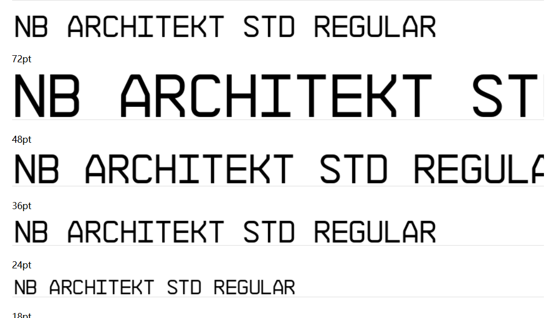 NB Architekt Font OTF FREE