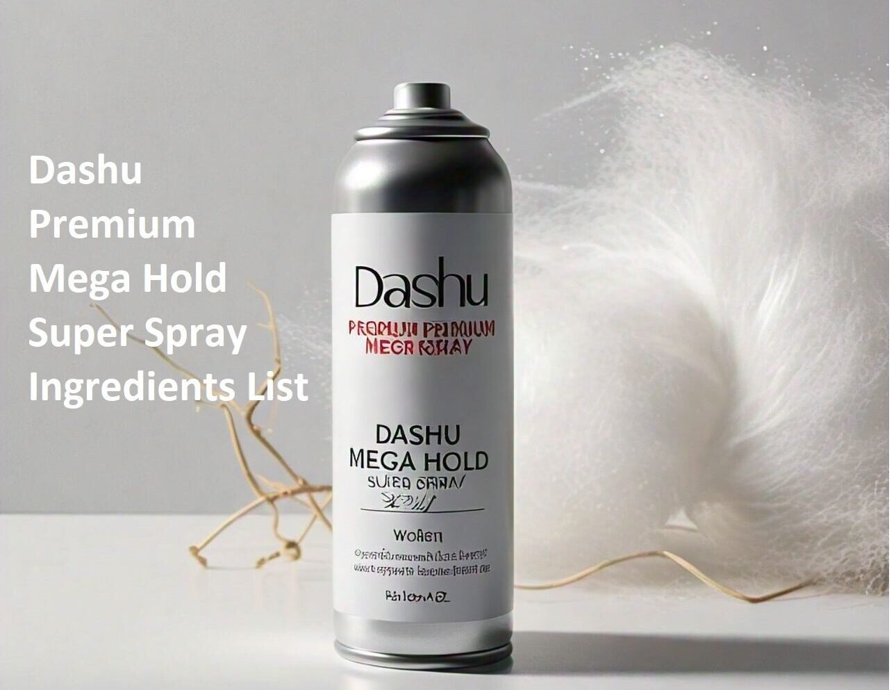 Dashu Premium Mega Hold Super Spray Ingredients List:Overview