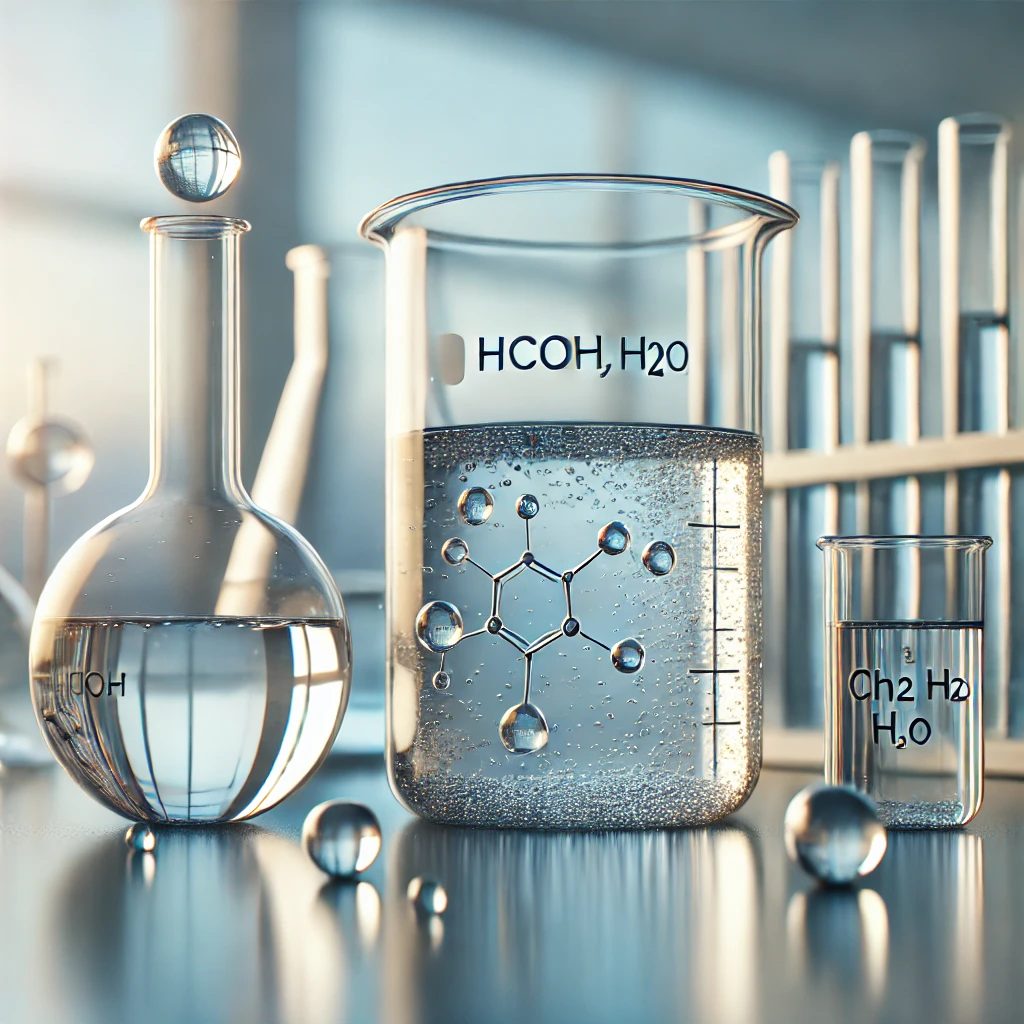 HCOOH and CH2 H2O: How to Use them with Simplified Chemistry.